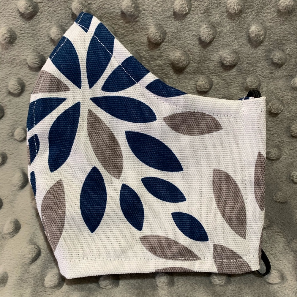 Women’s or Teen Handmade fabric face mask Multi